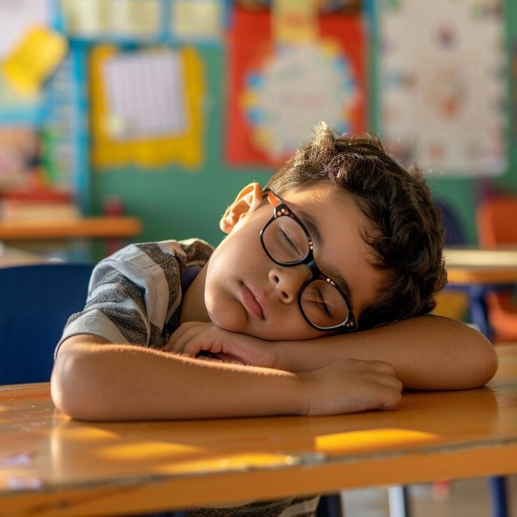 Handbook & Policies imgi 64 little boy wearing glasses plaid shirt is sleeping wooden floor 862994 540849