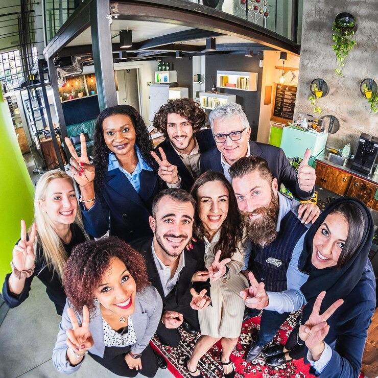 Our Mission & Team imgi 64 multicultural work group formal clothes