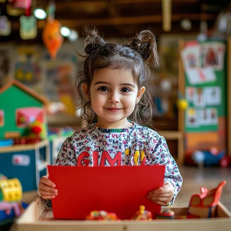 Tuition at lulukids Academy imgi 64 photo young girl kindergarten sitting table holding piece paper 564692 78397